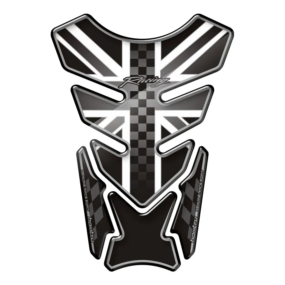 3D Motorcycle Fuel Tank Pad Protector Sticker – Epoxy Resin, Waterproof