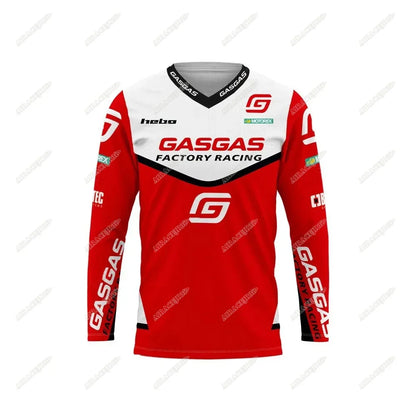 Motocross Enduro Long-Sleeve Racing Jersey – Quick-Dry Anti-UV Sublimation