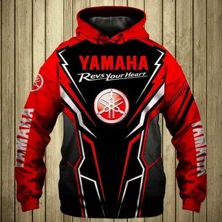 Motorcycle Off-Road Skull Print Hoodie | Men's & Women's Moto Sweatshirt