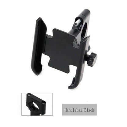Motorcycle Phone Holder – CNC Aluminum Handlebar & Mirror Mount
