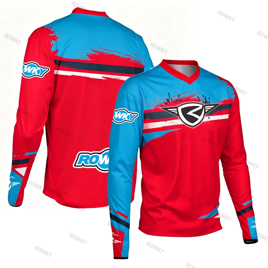 Long Sleeve Motocross Jersey – Quick-Dry Off-Road Shirt for Men & Women