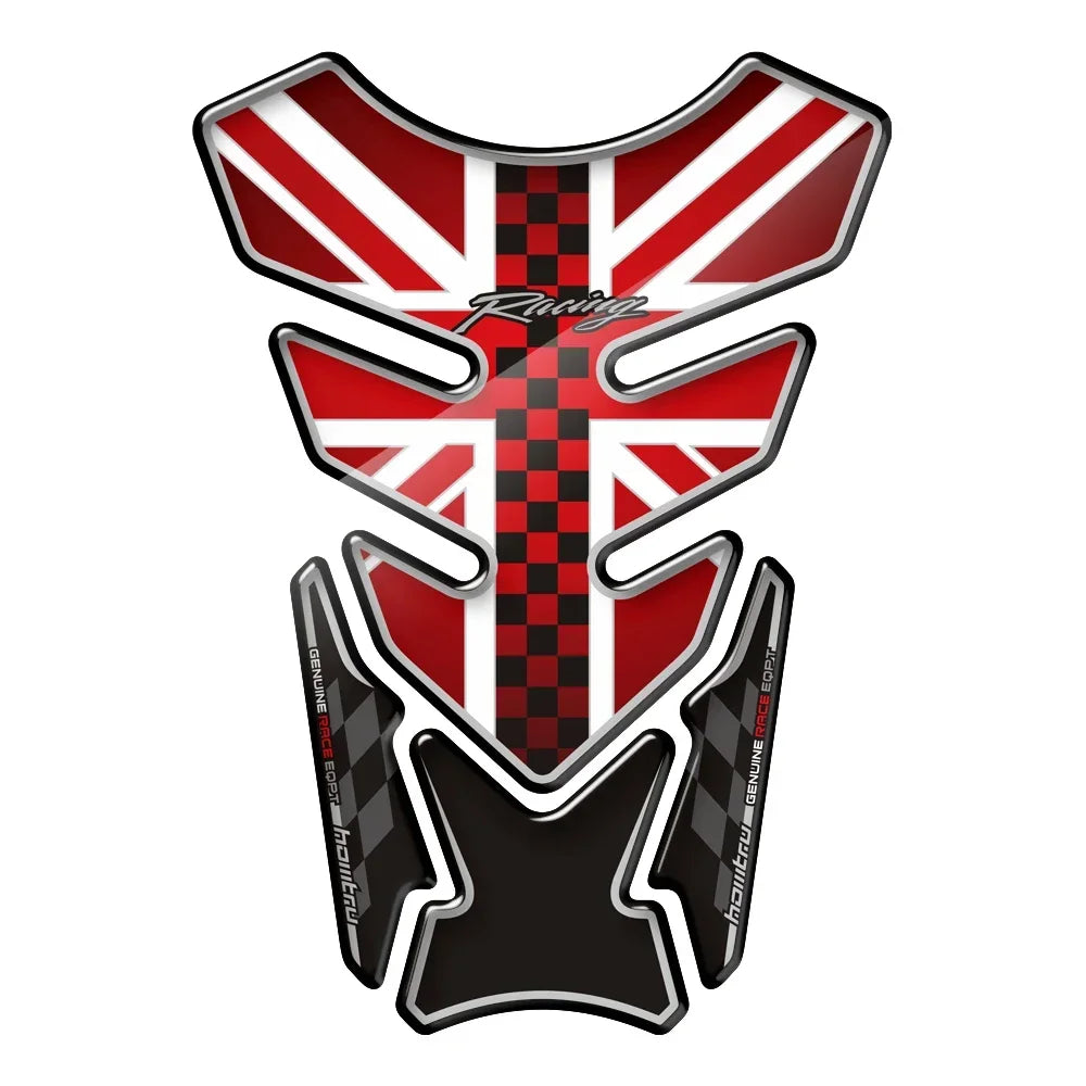 3D Motorcycle Fuel Tank Pad Protector Sticker – Epoxy Resin, Waterproof