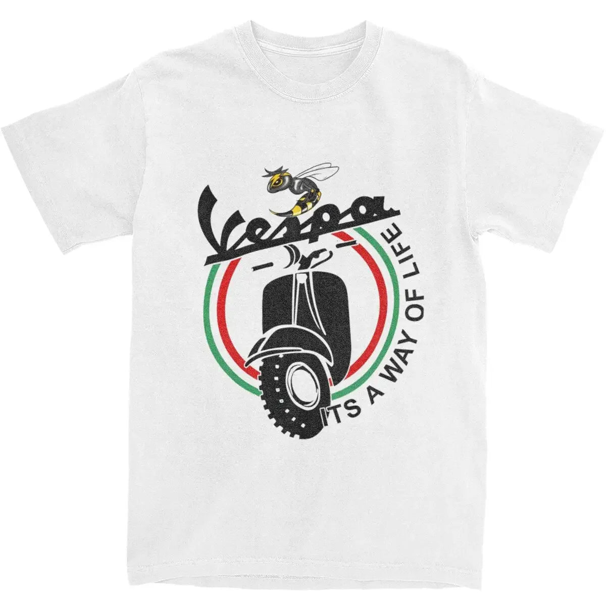 Men's Motorcycle Graphic T-Shirt – 100% Cotton S–5XL