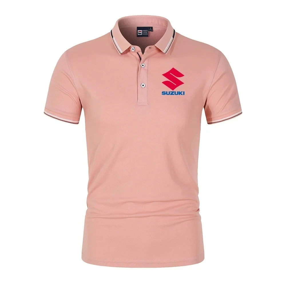 Racing Team Polo Shirt | Men's Oversized Moto Tee