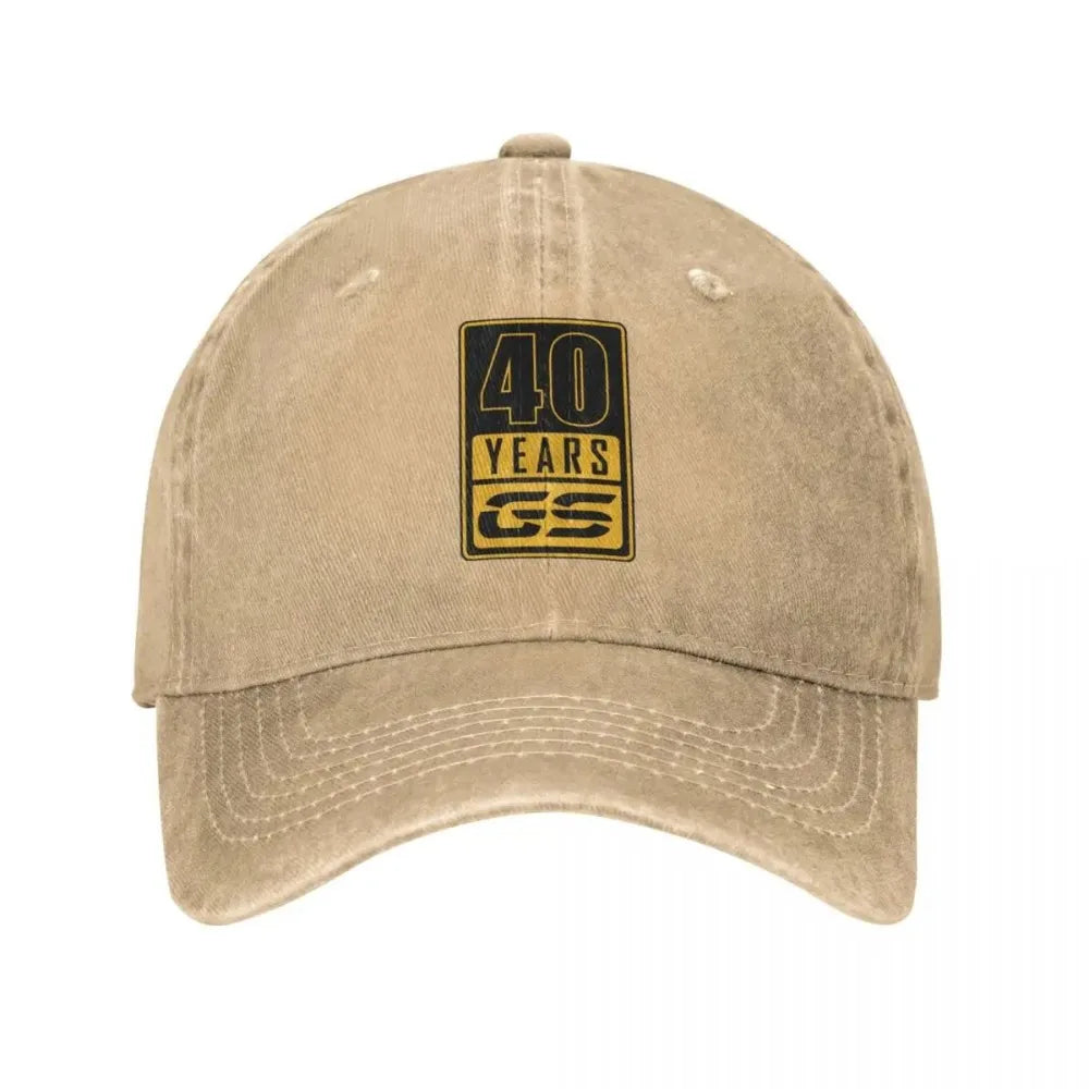 Distressed Motorcycle Baseball Cap – Washed Unisex Outdoor Hat