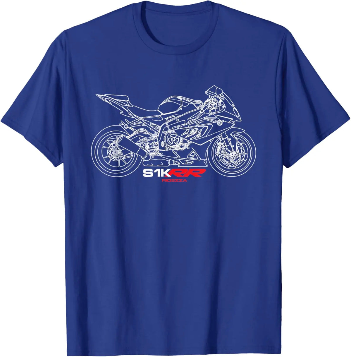 バイク ストリートウェア Tシャツ 綿100% クルーネック 半袖 – メンズ