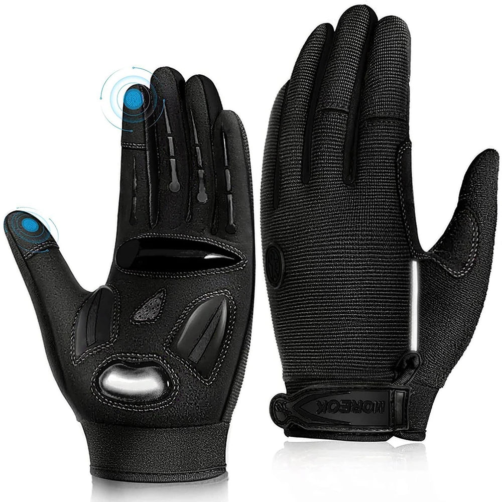 Motocross Racing Gloves – Breathable Non-Slip Touch Screen MTB Cycling Gloves