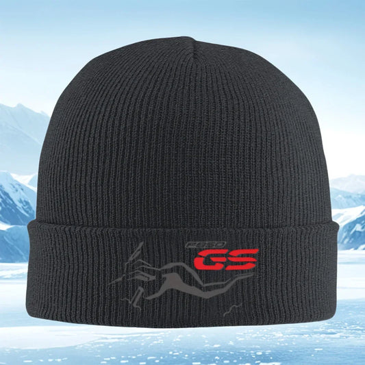 GS Motorcycle Knit Beanie – Warm Winter Hat Unisex