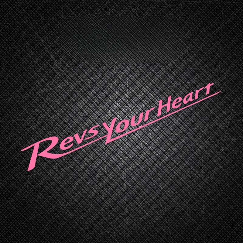 Revs Your Heart Motorcycle Sticker – Waterproof PVC Decal