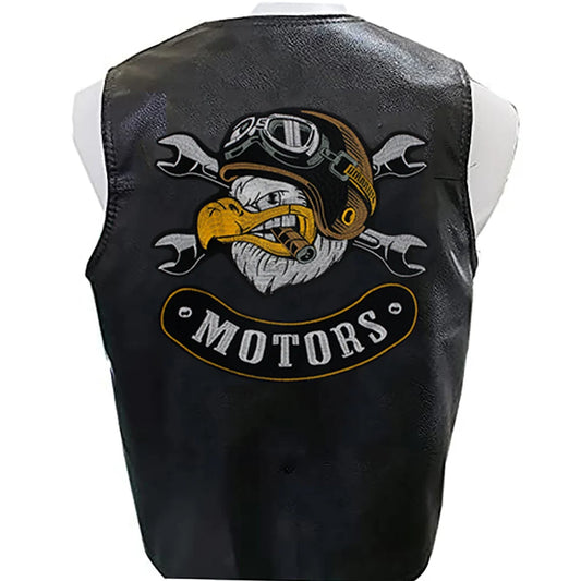 Eagle Biker Iron-On Embroidered Patch – Jacket, Vest & T-Shirt