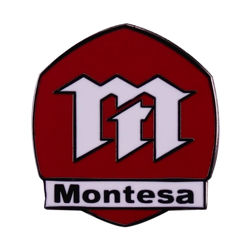 Vintage Motorcycle Club Brooch Pin — Heavy Metal Badge