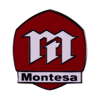 Vintage Motorcycle Club Brooch Pin — Heavy Metal Badge