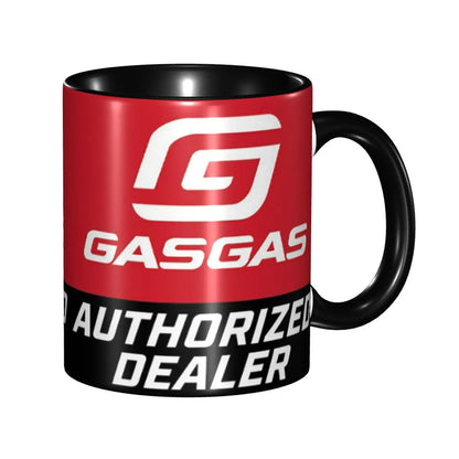 GAS Motorcycle Mug – Ceramic Coffee Cup Gift for Riders