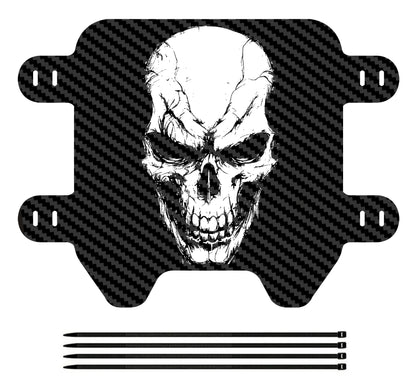 Skull Motorcycle Front Number Plate – License Plate Holder