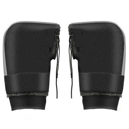 Winter Motorcycle Handlebar Muffs Triple Insulation Waterproof – Reflective