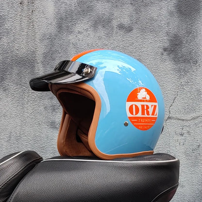 Retro 3/4 Open Face Motorcycle Helmet – DOT Certified | Unisex