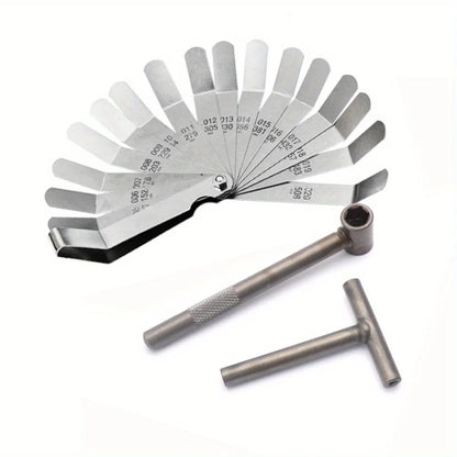 Motorcycle Valve Adjustment Tool Set with Feeler Gauge