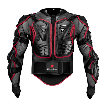 Full-Body Motorcycle Armor Jacket – Men's Riding Protection