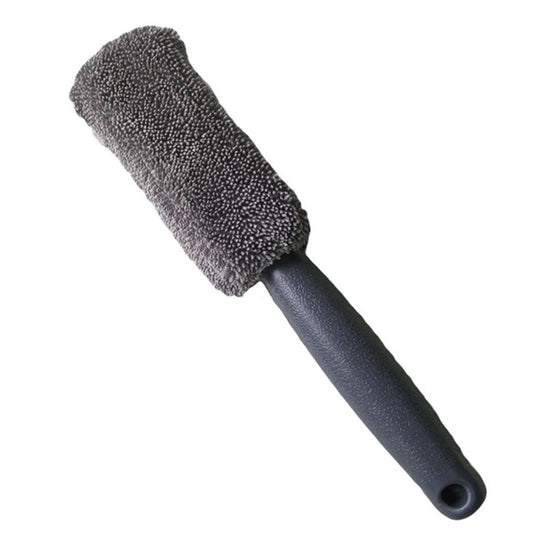 Microfiber Wheel Detailing Brush – Long Handle Car & Motorcycle Rim Cleaner