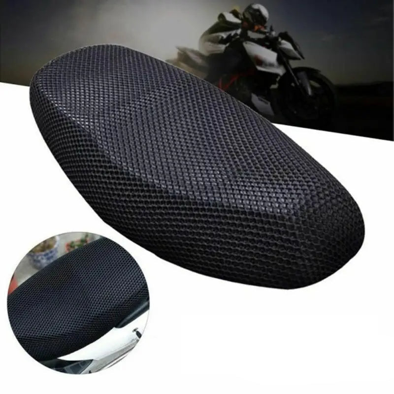 Housse de selle en maille respirante pour moto – Fraîche et antidérapante