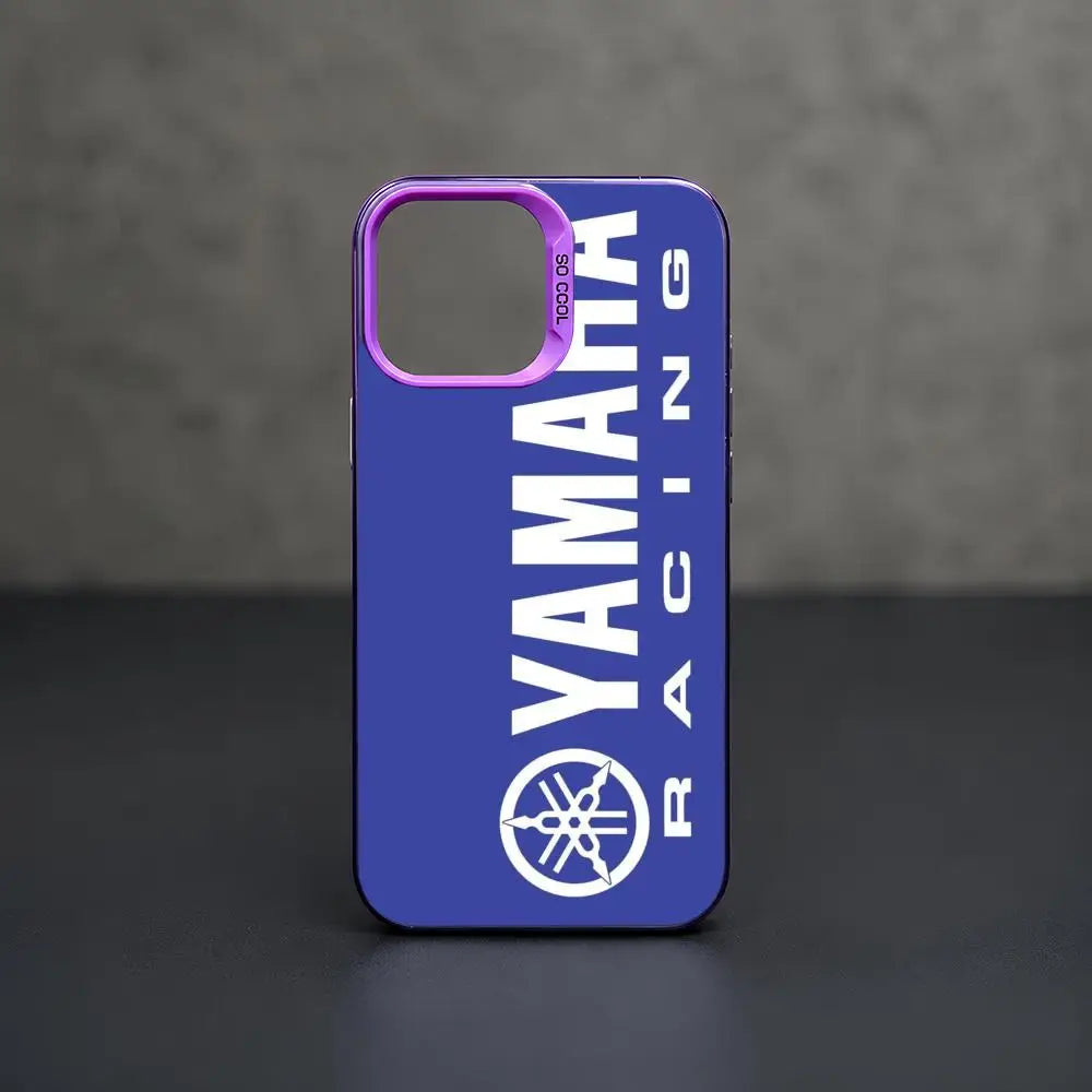 Motorcycle Graphic iPhone Case – Shockproof PC + TPU Cover