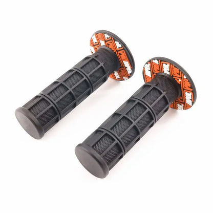 Poignées de guidon en caoutchouc – Paire universelle de 11.7cm pour mini-moto et moto tout-terrain