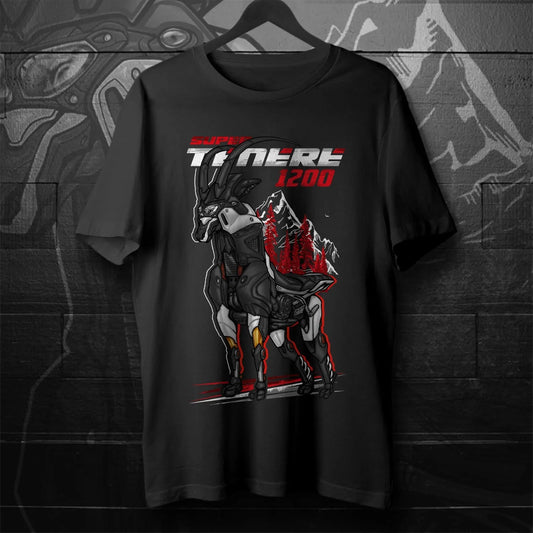Adventure Motorcycle Graphic T-Shirt – Cyberpunk Antelope Moto Tee