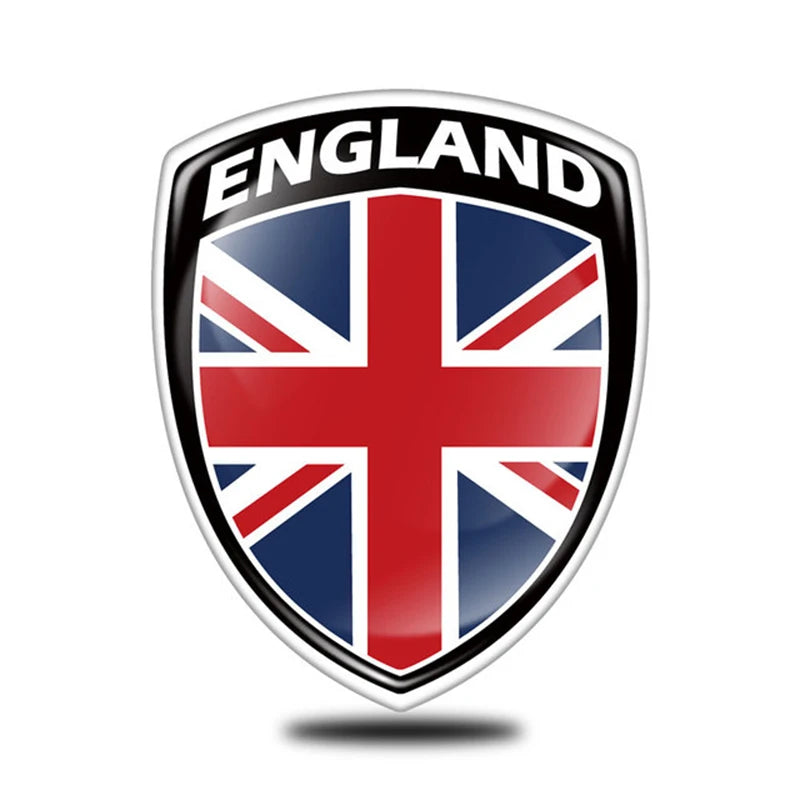 3D Reflective National Flag Sticker – Waterproof Motorcycle & Car Decal
