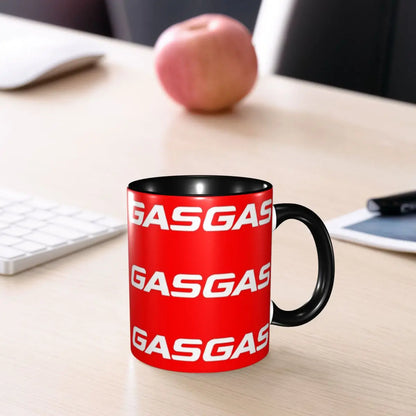 GAS Motorcycle Mug – Ceramic Coffee Cup Gift for Riders