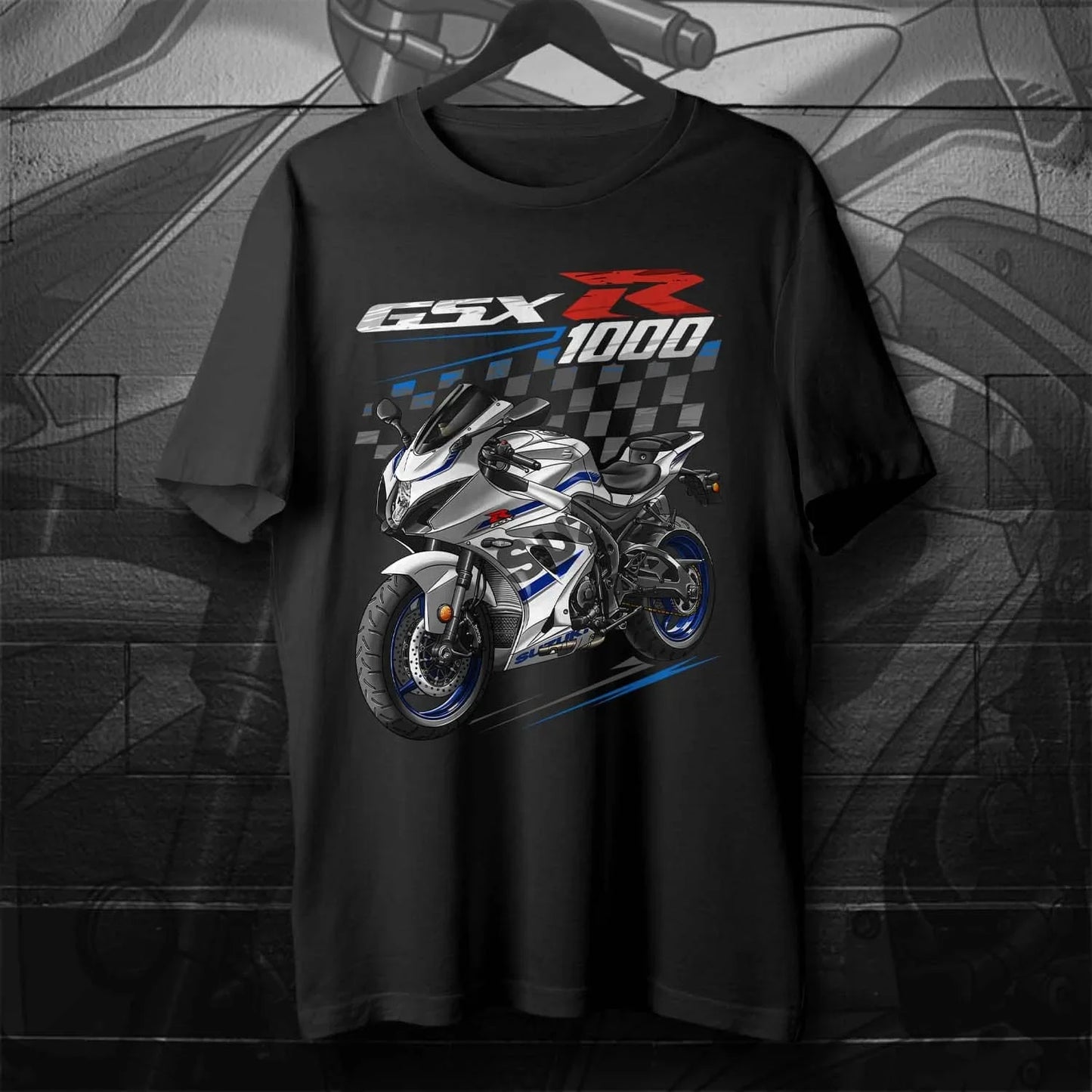 Motorcycle Graphic T-Shirt – 100% Cotton Short Sleeve Tee