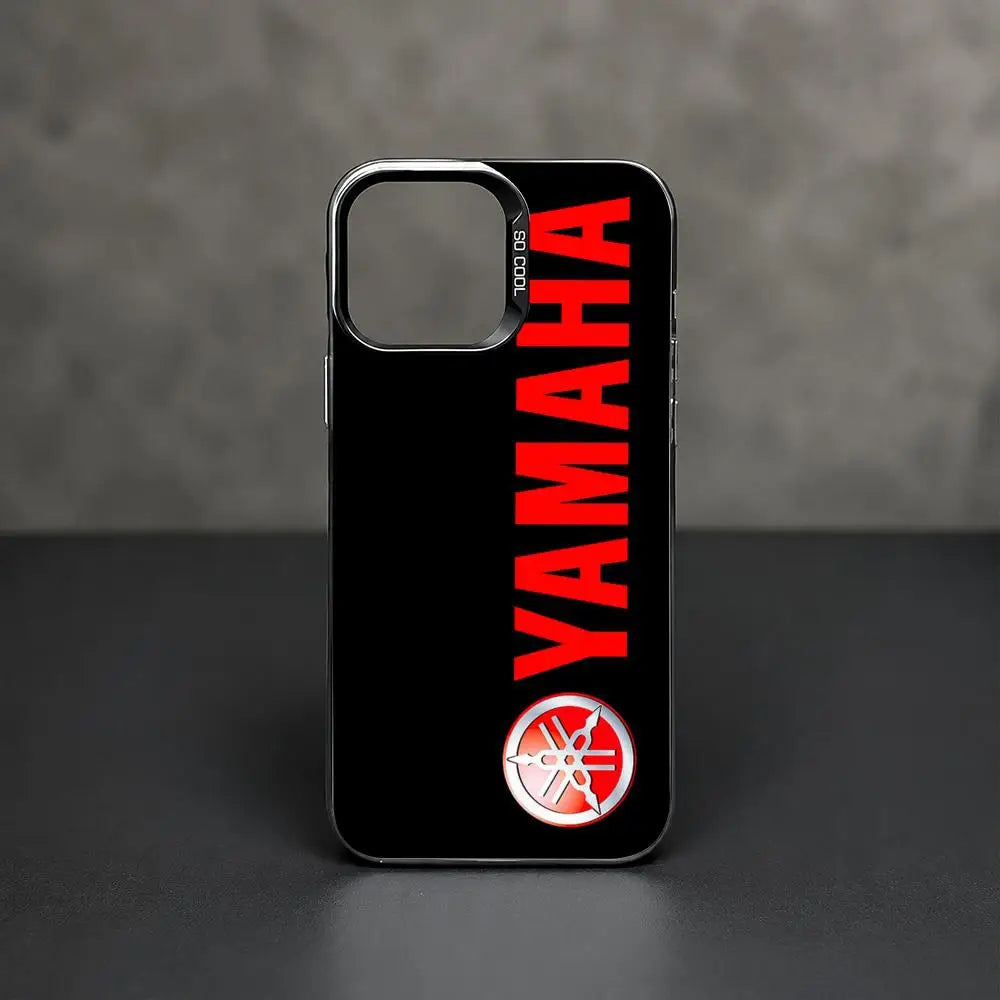 Motorcycle Graphic iPhone Case – Shockproof PC + TPU Cover
