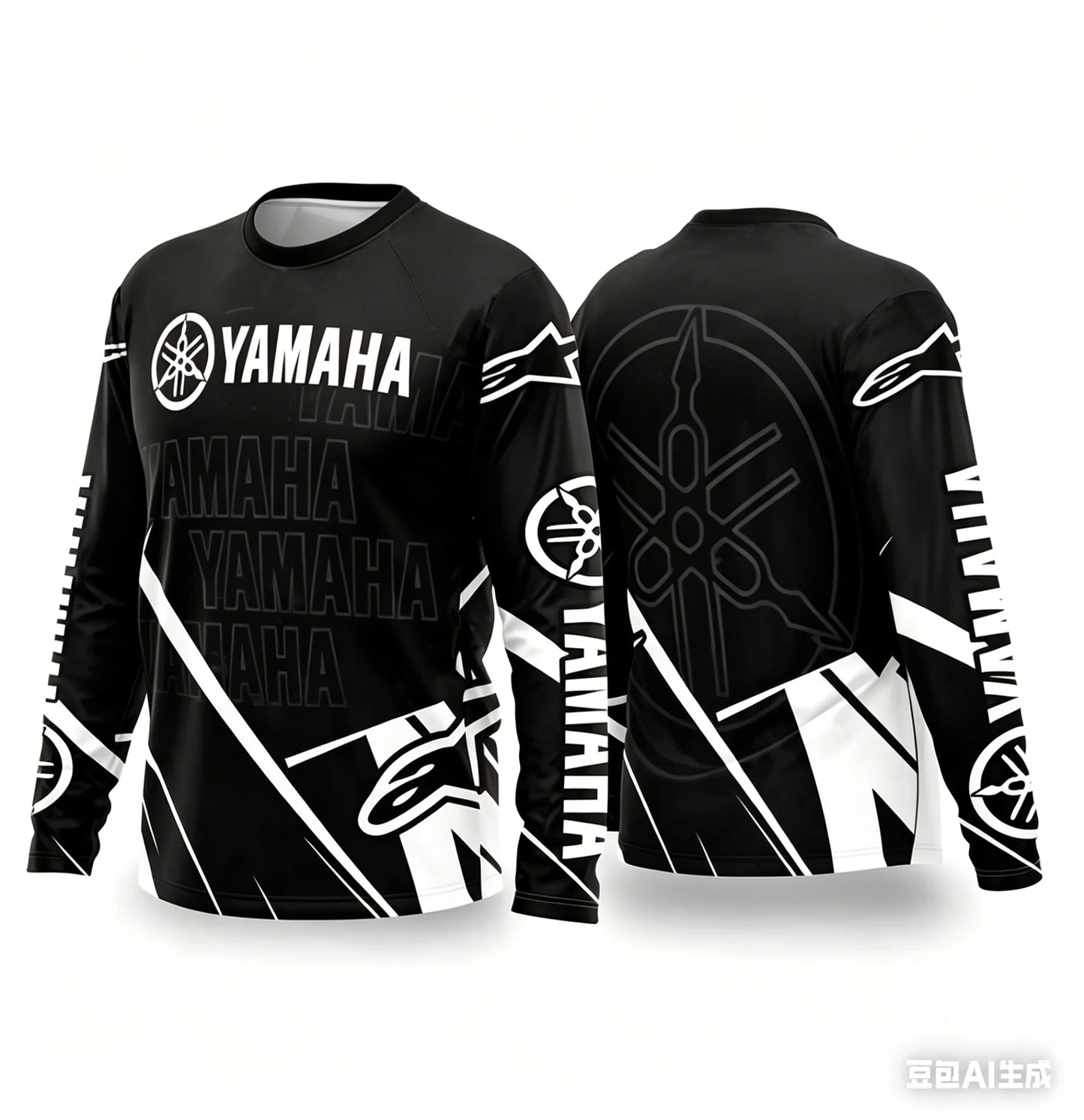 Motorcycle Racing Long Sleeve Jersey – Breathable Off-Road Tee