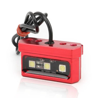Universal LED Motorcycle License Plate Light – Waterproof Aluminum Lamp