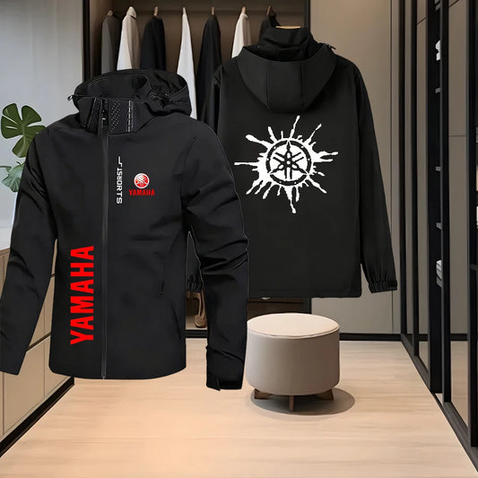 Men's Detachable Hoodie Jacket – Windproof & Waterproof Outdoor Coat