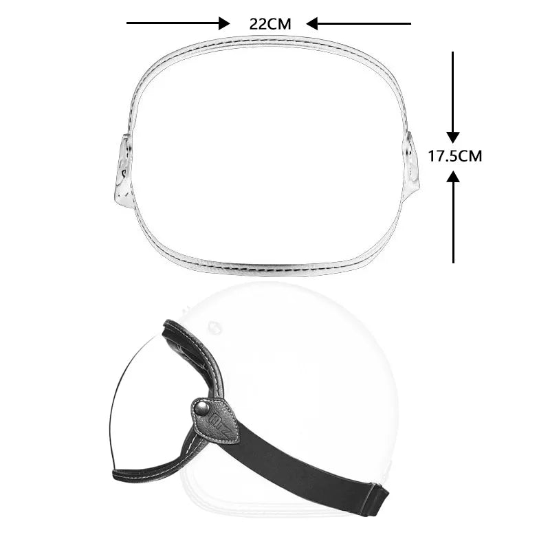 Retro Motorcycle Helmet Goggles – Bubble Lens All-Season