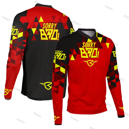 Long Sleeve Motocross Jersey – Quick-Dry Off-Road Shirt for Men & Women