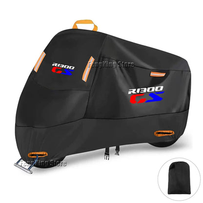 210D Waterproof Motorcycle Cover All-Season Universal Outdoor Protection