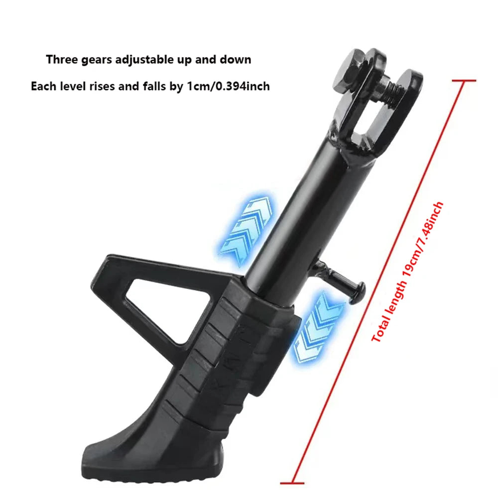 Universal Adjustable Tripod Motorcycle Kickstand Alloy Anti-Slip Parking Stand