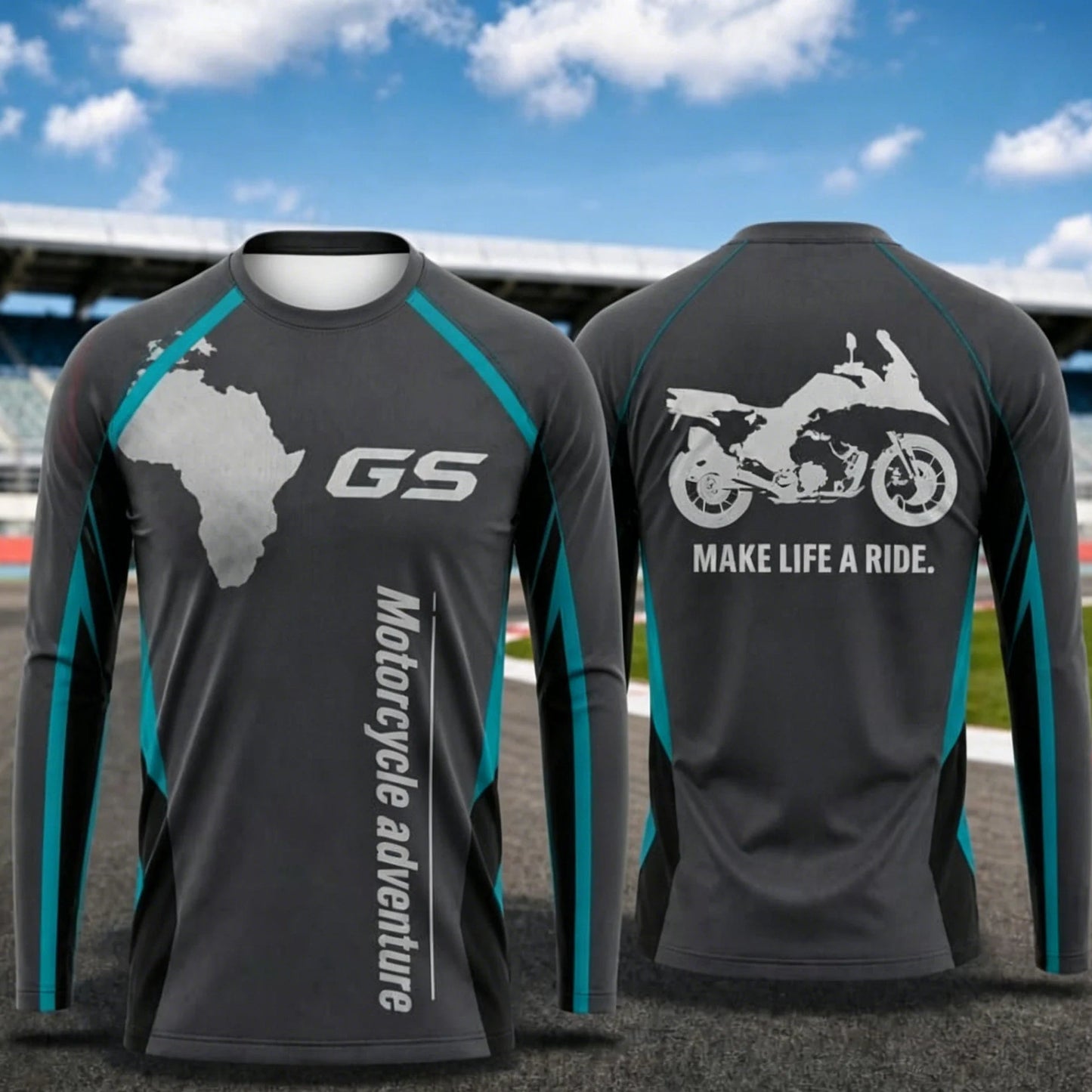 Motorcycle Long Sleeve Riding Jersey – Breathable, Anti-UV, Quick Dry – Men’s Outdoor Sport Shirt