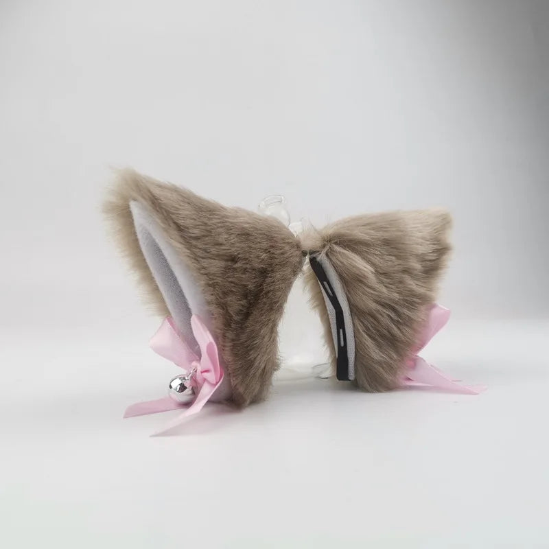 Plush Motorcycle Helmet Cat Ears