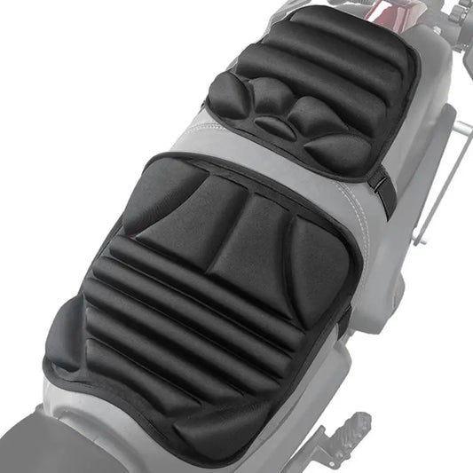 2-Piece Gel Motorcycle Seat Cushion Set – Breathable & Shock-Absorbing