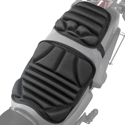 3D Motorcycle Seat Cushion Set – 2-Piece Gel Pad, Universal Fit