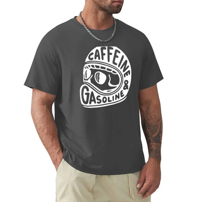 カフェイン＆ガソリン モトグラフィックTシャツ — 100%コットン | S–6XL | 11色