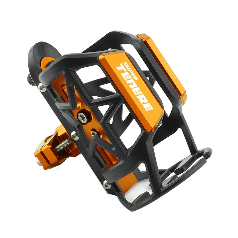 CNC Aluminum Motorcycle Water Bottle Cage – Handlebar Cup Holder | 7 Colors