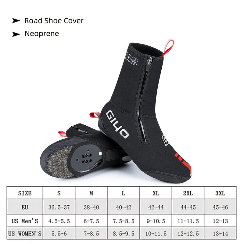 Waterproof Cycling Shoe Covers – Thermal Neoprene Overshoes