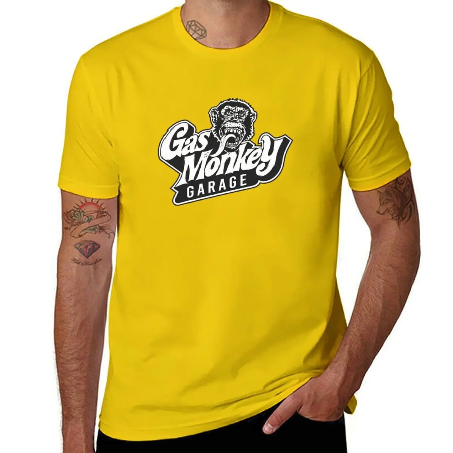 Garage Monkey Graphic T-Shirt – 100% Cotton Unisex Tee | 11 Colors
