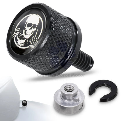 Skull CNC Rear Fender Seat Bolt Nut Kit – 1/4"-20 Seat Mount Tool-Free