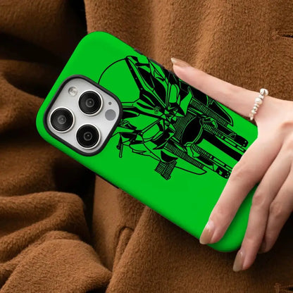 Superbike Graphic iPhone Case – Glossy Hard PC Moto Rider Cover