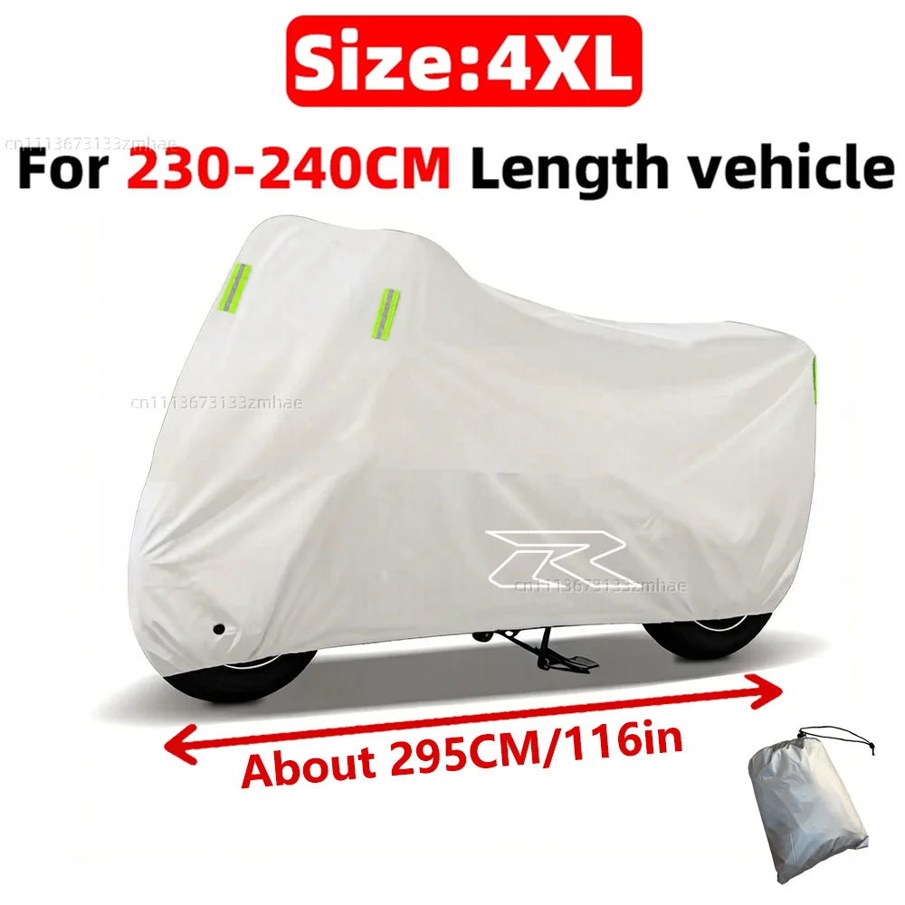 Waterproof Motorcycle Cover – UV & Rain Protection, All Sizes
