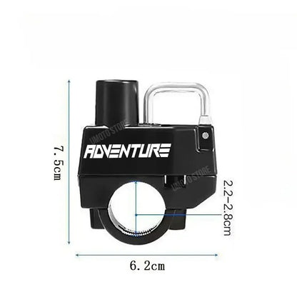Motorcycle Handlebar Lock with 2 Keys